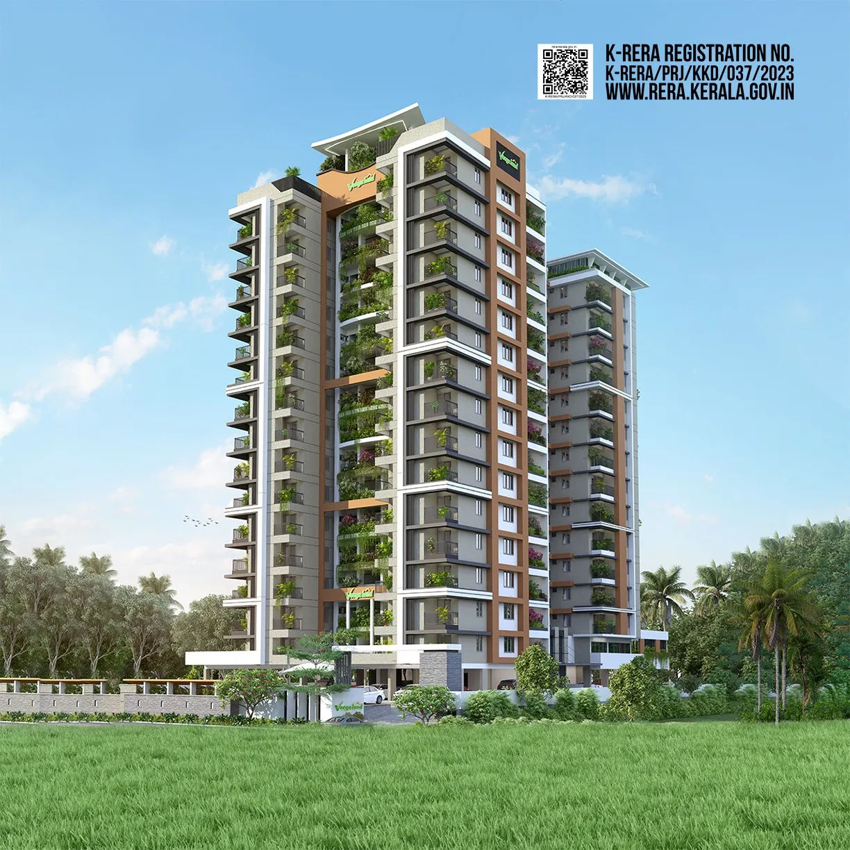 Artist's impression of Veegaland Symphony, Chevayur, Calicut